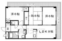 プルーリオン椥辻503の間取り
