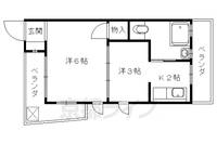 山科 小堀マンションD5の間取り
