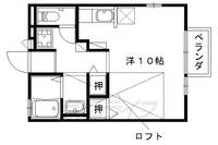 シャルト大宅203の間取り