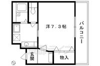 ワイズアクアーリオ201の間取り