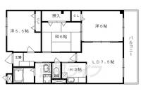 フルール日野205の間取り