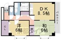 グリーンヒルトミタ406の間取り