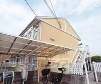 京都府長岡京市今里3丁目の賃貸アパートの外観