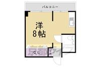 京都府長岡京市馬場見場走りの賃貸マンションの間取り