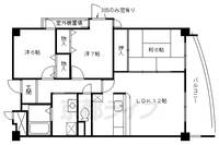 ドミール西向日205の間取り
