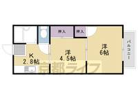 サンシティフジトA棟105の間取り