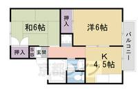 セジュール堂ノ前201の間取り