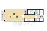 ル・サフィール西大路Ⅱの間取り