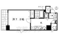 アクロス京都七条鴨川御苑の間取り