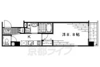 京都府京都市上京区寺今町の賃貸マンションの間取り