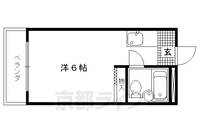 京都府京都市北区平野宮西町の賃貸マンションの間取り