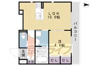 Carre heureux GOJOの間取り