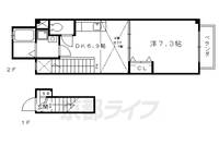 エヌキュート今堅田Ⅰの間取り