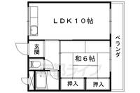 レジデンス上花山205の間取り