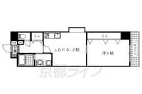 エリーフラッツ浜大津0201の間取り