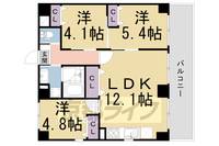 GRAND LATTICE KAWARAMACHI SHIC201の間取り