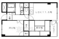 シルベーヌ北山の間取り