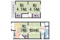 京都府京都市右京区嵯峨天龍寺油掛町(一戸建)の賃貸物件の間取り