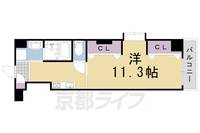 雅 長岡京303の間取り