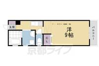 京都府京都市西京区桂南巽町の賃貸アパートの間取り