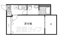 フラッティ堀川下立売103の間取り