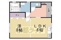 京都府宇治市木幡南山(一戸建)の賃貸物件1の間取り