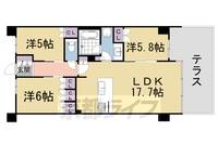 Brillia京都松ヶ崎の間取り
