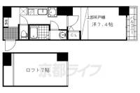 京都府京都市右京区西院乾町の賃貸マンションの間取り