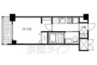 エステムプラザ京都三条大橋の間取り