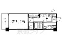 レジデンス京都ゲートシティ202の間取り