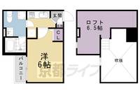 リヴァブル京都駅西の間取り