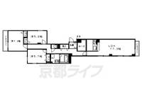 CoCo東山三条の間取り