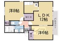 パティオドリーム A棟の間取り