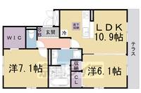 フェリーチェ ファミリアB101の間取り