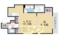 シャーメゾン二条城南202の間取り