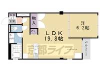 ヴィラスタジオーネ御所南304の間取り
