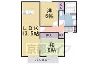 アルデア岸ノ上 オエステの間取り