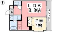 フェニックス西堀端802の間取り