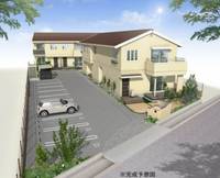 トスカーナガーデン B棟の外観