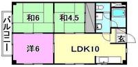 たかおマンション307の間取り
