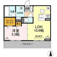 フォレスト和泉 B棟202の間取り