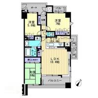 サーパス道後上市の間取り