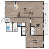 物件の間取り画像