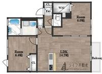 物件の間取り画像