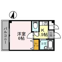 赤畑ハイツの間取り
