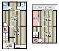 大阪府堺市北区百舌鳥梅北町5丁(一戸建)の賃貸物件の間取り
