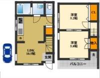 大阪府高石市綾園3丁目(一戸建)の賃貸物件の間取り