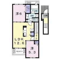 大阪府堺市中区堀上町(アパート)の賃貸物件の間取り