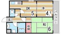 和光ハイツの間取り