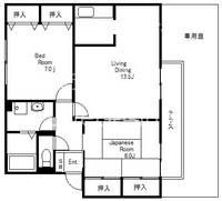 クレールプラザ立花B棟の間取り